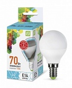Лампа светодиодная LED-ШАР-standard 7.5Вт ШАР 4000К бел. E14 675лм 160-260В ASD 4690612003979