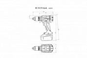 Шуруповерт аккумуляторный BS 18 LTX Impuls Set 3х4.0 Metalock Metabo 602191960