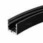 Профиль SL-ARC-3535-D800-A90 BLACK (630мм, дуга 1 из 4) (Arlight, Алюминий)