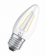 Лампа светодиодная филаментная LED STAR CLASSIC B 60 5W/840 5Вт свеча 4000К нейтр. бел. E27 600лм 220-240В прозр. стекло OSRAM 4058075212428