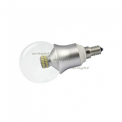 Светодиодная лампа E14 CR-DP-G60 6W White (Arlight, ШАР)