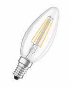 Лампа светодиодная филаментная LED STAR CLASSIC B 60 5W/840 5Вт свеча 4000К нейтр. бел. E14 660лм 220-240В прозр. стекло OSRAM 4058075116702