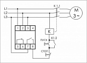 Реле контроля фаз для сетей с изолированной нейтралью CKF-11 (монтаж на DIN-рейке 35мм; регулировка задержки отключения; контроль чередования фаз; 3х4