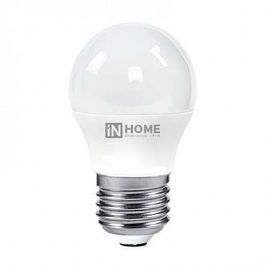 Лампа светодиодная LED-ШАР-VC 8Вт 230В E27 4000К 720лм IN HOME 4690612020570