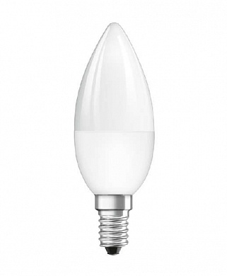 Лампа светодиодная LED STAR+ DIM с пультом B 25 4.5W/827 свеча 4.5Вт 2700К тепл. бел. E14 250лм 220-240В мат. пласт. OSRAM 4058075045736